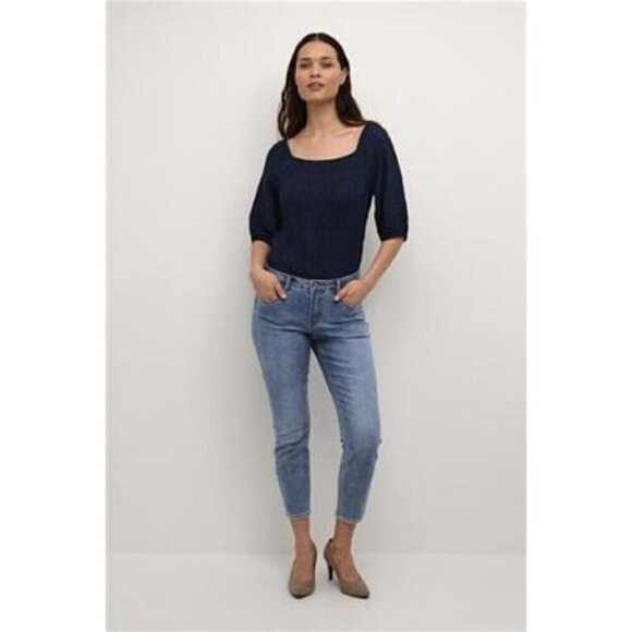 NWT CREAM Lone Washed 7/8 Jeans - Coco Fit - Picture 1 of 6